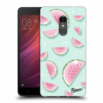 Picasee silikonový průhledný obal pro Xiaomi Redmi Note 4 Global LTE - Watermelon 2
