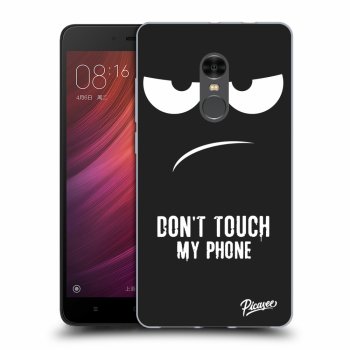 Picasee plastový černý obal pro Xiaomi Redmi Note 4 Global LTE - Don't Touch My Phone