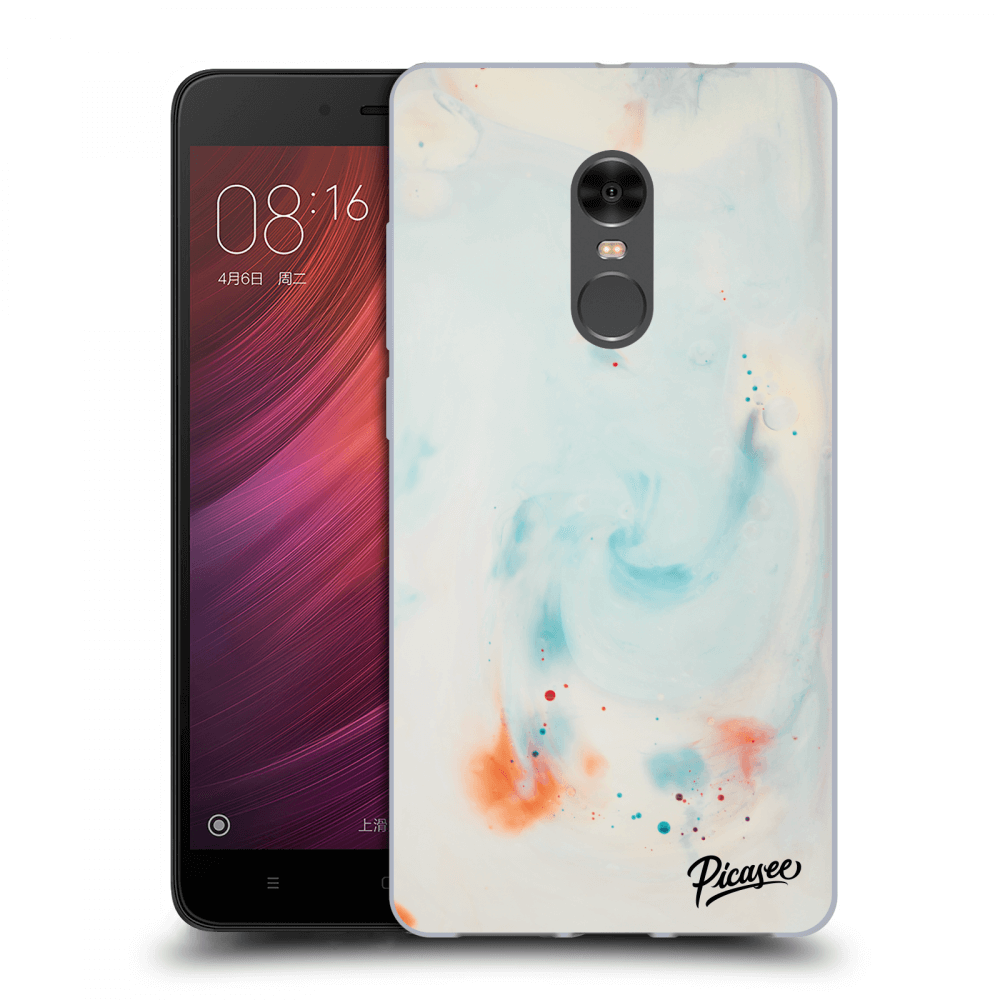 Picasee silikonový průhledný obal pro Xiaomi Redmi Note 4 Global LTE - Splash