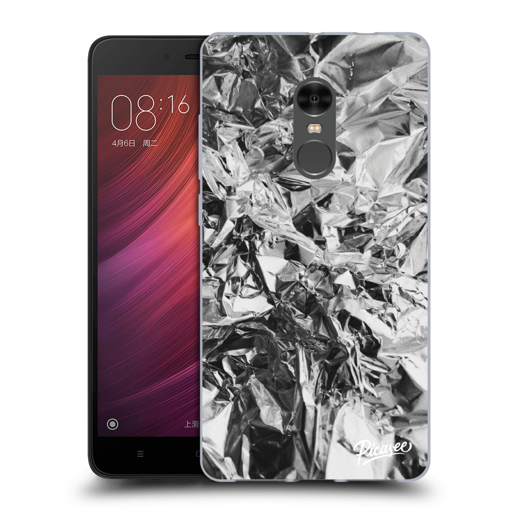 Picasee silikonový průhledný obal pro Xiaomi Redmi Note 4 Global LTE - Chrome