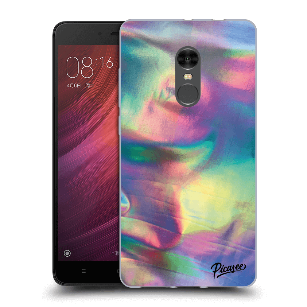 Picasee silikonový průhledný obal pro Xiaomi Redmi Note 4 Global LTE - Holo