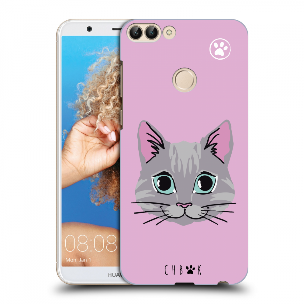 Picasee silikonový černý obal pro Huawei P Smart - Chybí mi kočky - Růžová