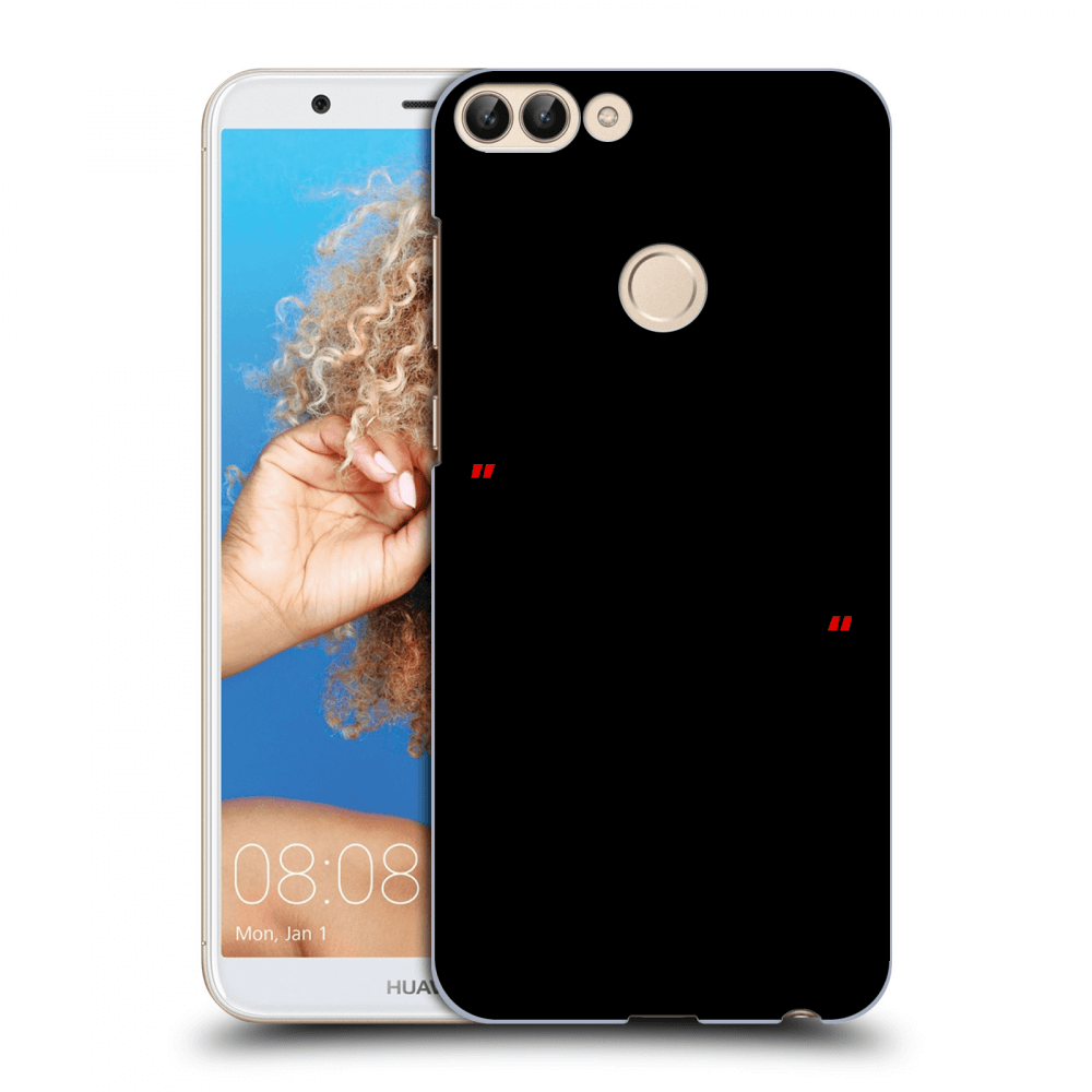 Picasee silikonový černý obal pro Huawei P Smart - Správná láska