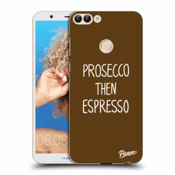 Picasee silikonový černý obal pro Huawei P Smart - Prosecco then espresso