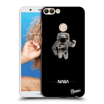 Picasee silikonový černý obal pro Huawei P Smart - Astronaut Minimal