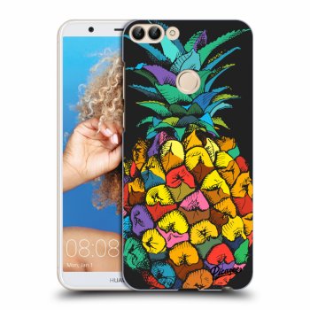 Picasee silikonový černý obal pro Huawei P Smart - Pineapple