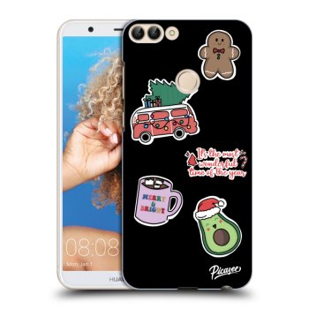 Obal pro Huawei P Smart - Christmas Stickers