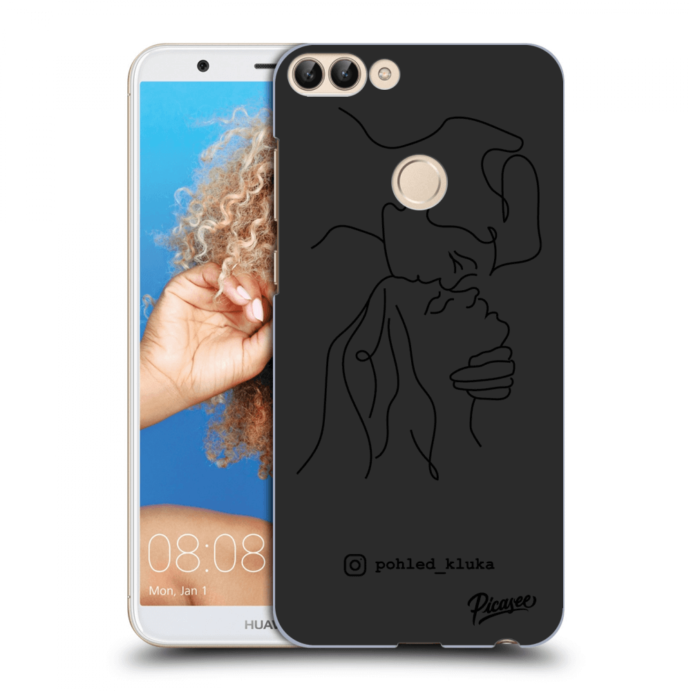 Picasee silikonový černý obal pro Huawei P Smart - Forehead kiss