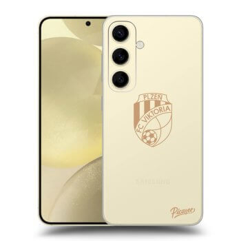 Picasee silikonový průhledný obal pro Samsung Galaxy S24 S921B 5G - FC Viktoria Plzeň I