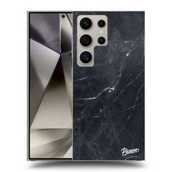 Picasee silikonový černý obal pro Samsung Galaxy S24 Ultra S928B 5G - Black marble