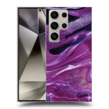Obal pro Samsung Galaxy S24 Ultra S928B 5G - Purple glitter