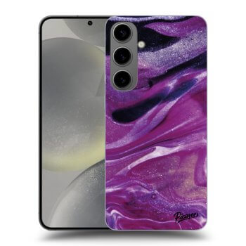 Obal pro Samsung Galaxy S24+ S926B 5G - Purple glitter
