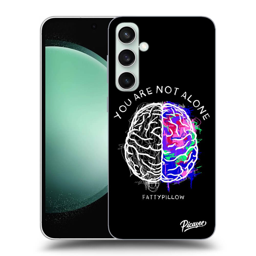 Picasee ULTIMATE CASE PowerShare pro Samsung Galaxy S23 FE S711B - Brain - White