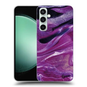 Obal pro Samsung Galaxy S23 FE S711B - Purple glitter