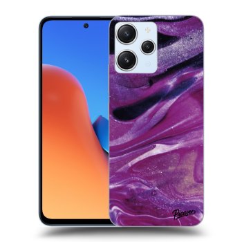 Obal pro Xiaomi Redmi 12 5G - Purple glitter