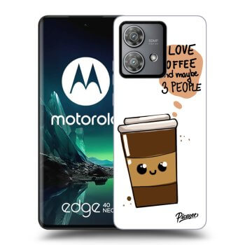 Obal pro Motorola Edge 40 Neo - Cute coffee