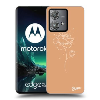 Obal pro Motorola Edge 40 Neo - Peonies