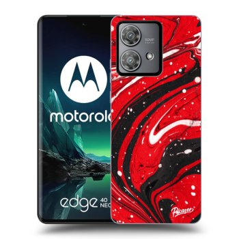 Obal pro Motorola Edge 40 Neo - Red black