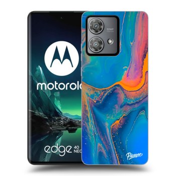 Obal pro Motorola Edge 40 Neo - Rainbow