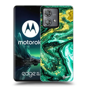 Obal pro Motorola Edge 40 Neo - Green Gold