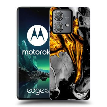 Obal pro Motorola Edge 40 Neo - Black Gold