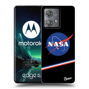 Picasee silikonový černý obal pro Motorola Edge 40 Neo - NASA Original