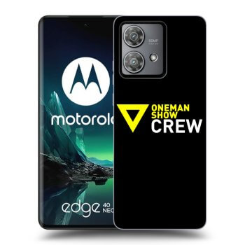 Picasee silikonový černý obal pro Motorola Edge 40 Neo - ONEMANSHOW CREW