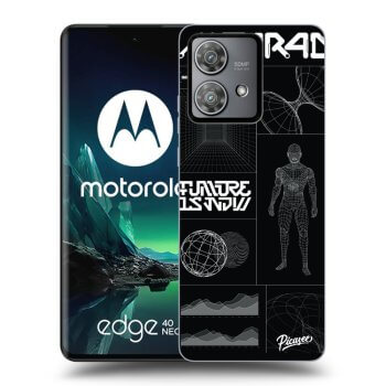 Picasee silikonový černý obal pro Motorola Edge 40 Neo - BLACK BODY