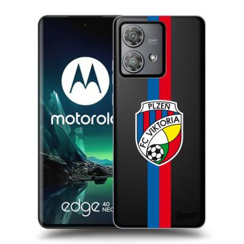 Picasee silikonový průhledný obal pro Motorola Edge 40 Neo - FC Viktoria Plzeň H