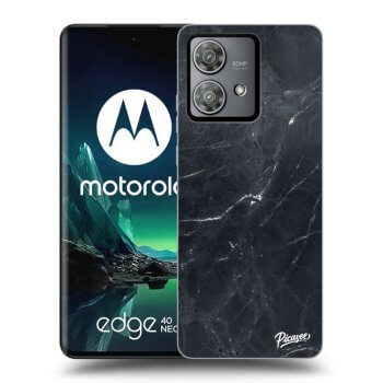 Obal pro Motorola Edge 40 Neo - Black marble
