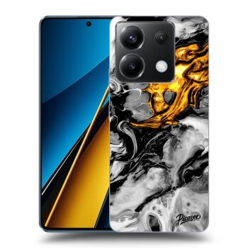 Obal pro Xiaomi Poco X6 - Black Gold 2