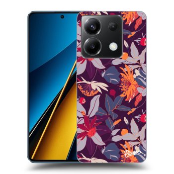 Obal pro Xiaomi Poco X6 - Purple Leaf