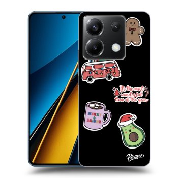 Obal pro Xiaomi Poco X6 - Christmas Stickers