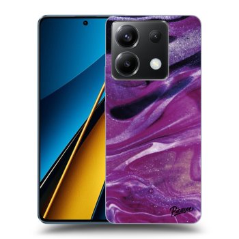 Obal pro Xiaomi Poco X6 - Purple glitter