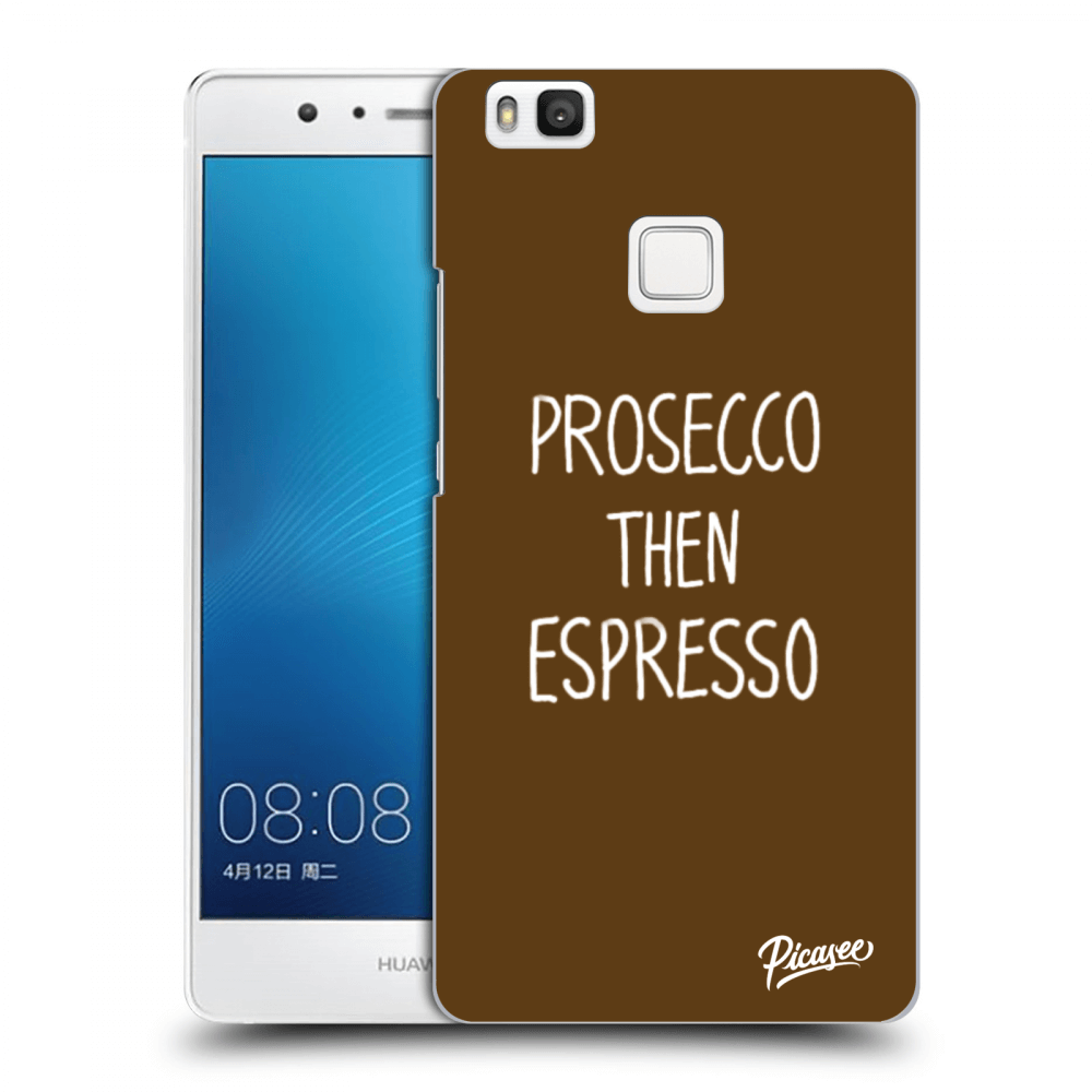 Picasee silikonový černý obal pro Huawei P9 Lite - Prosecco then espresso