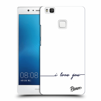 Picasee silikonový průhledný obal pro Huawei P9 Lite - I love you