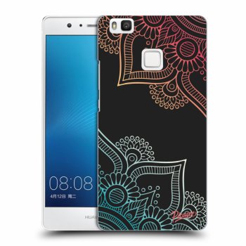 Picasee silikonový černý obal pro Huawei P9 Lite - Flowers pattern