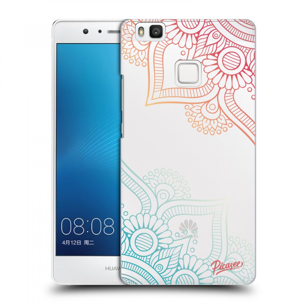 Picasee silikonový průhledný obal pro Huawei P9 Lite - Flowers pattern