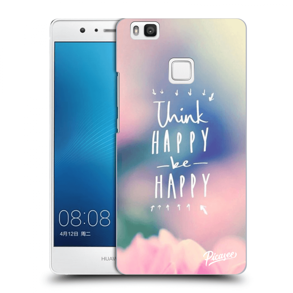 Picasee silikonový průhledný obal pro Huawei P9 Lite - Think happy be happy