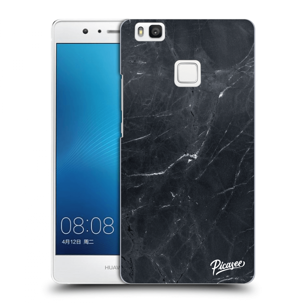 Picasee silikonový průhledný obal pro Huawei P9 Lite - Black marble