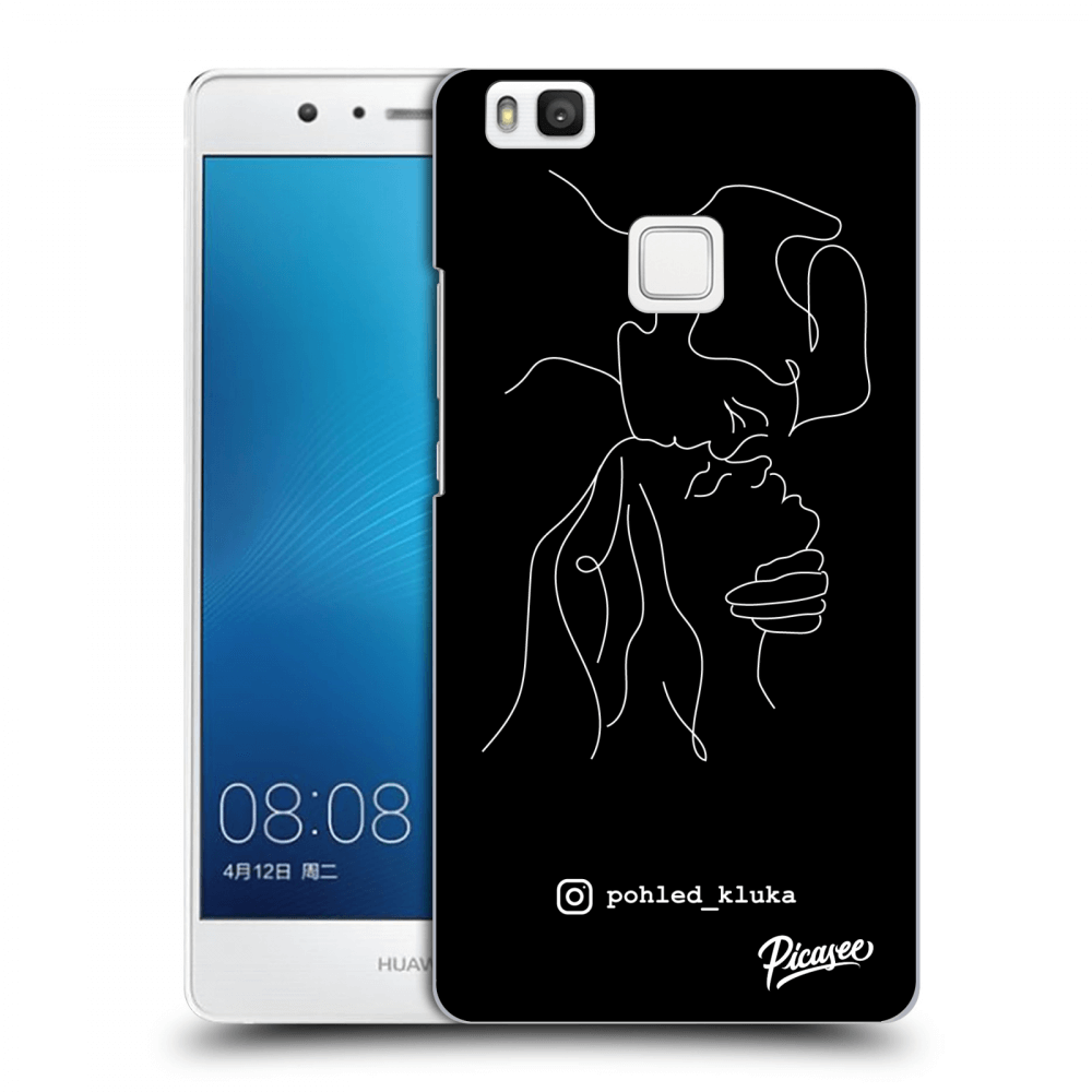 Picasee silikonový černý obal pro Huawei P9 Lite - Forehead kiss White