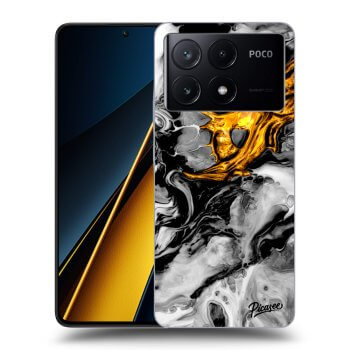 Picasee ULTIMATE CASE pro Xiaomi Poco X6 Pro - Black Gold 2