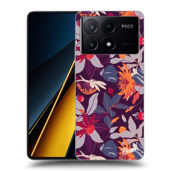 Obal pro Xiaomi Poco X6 Pro - Purple Leaf