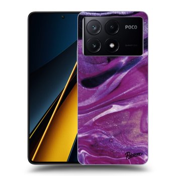 Obal pro Xiaomi Poco X6 Pro - Purple glitter