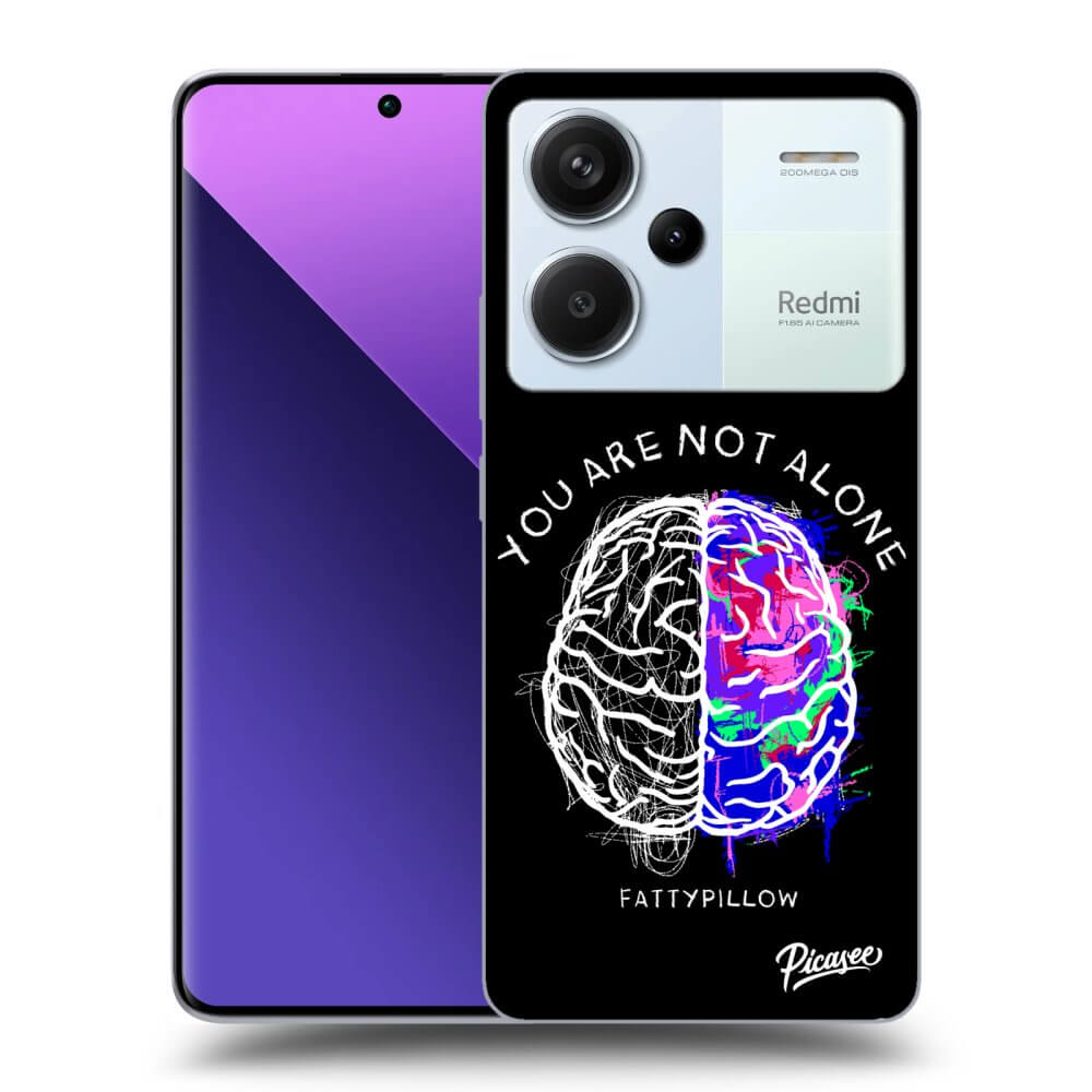 Picasee ULTIMATE CASE pro Xiaomi Redmi Note 13 Pro+ 5G - Brain - White