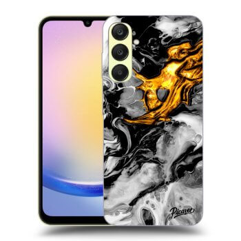 Obal pro Samsung Galaxy A25 A256B 5G - Black Gold 2