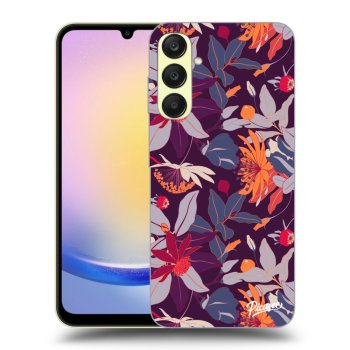 Obal pro Samsung Galaxy A25 A256B 5G - Purple Leaf