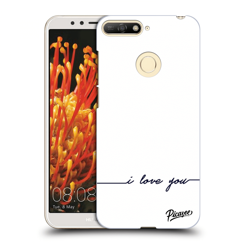 Picasee ULTIMATE CASE pro Huawei Y6 Prime 2018 - I love you