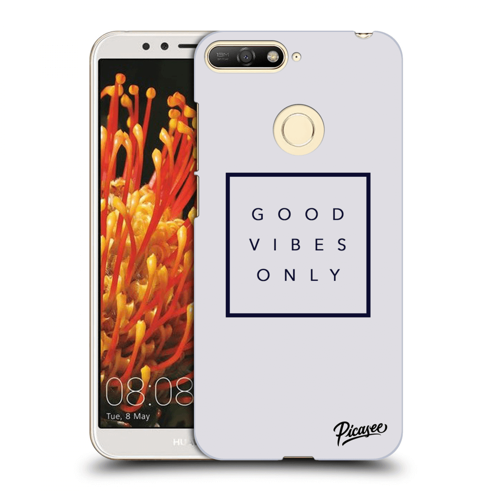 Picasee ULTIMATE CASE pro Huawei Y6 Prime 2018 - Good vibes only