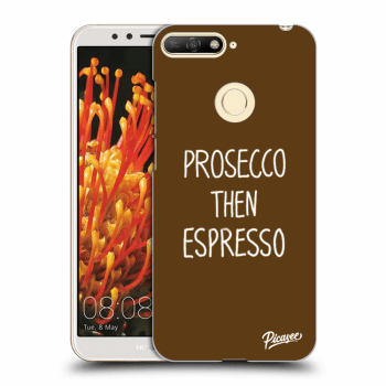 Picasee ULTIMATE CASE pro Huawei Y6 Prime 2018 - Prosecco then espresso
